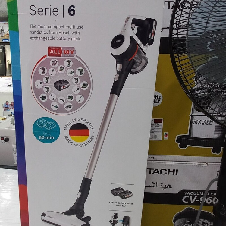 جارو شارژی عصایی سری 6 اصل بوش مدل BCS612GB